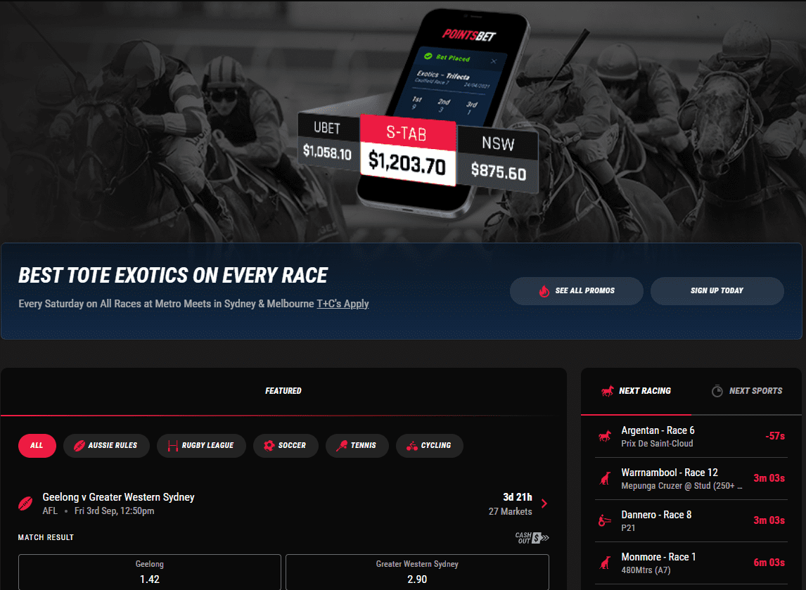 pointsbet betting site