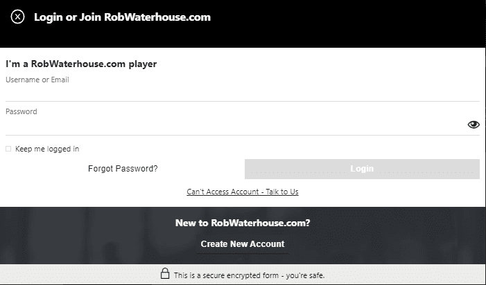 robwaterhouse login