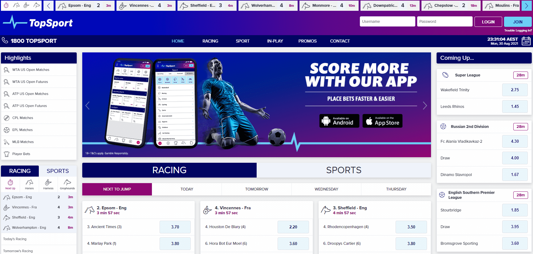 topsport betting site