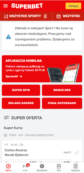 superbet mobilna aplikacja